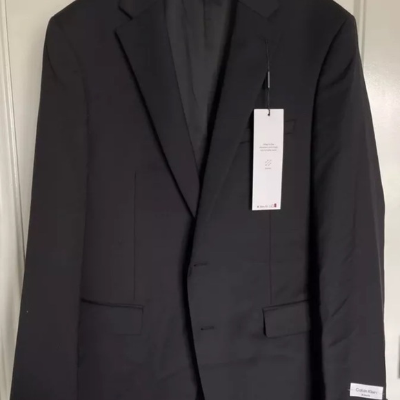 NWT Calvin Klein Men's Slim Fit Black Suit Jacket 42R - Picture 13 of 13